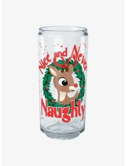 Boxlunch Rudolph The Red-Nosed Reindeer Nice And Never Naughty Can Cup