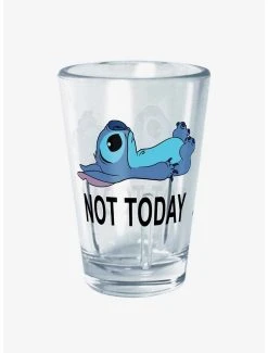 Boxlunch Disney Lilo & Stitch Not Today Mini Glass