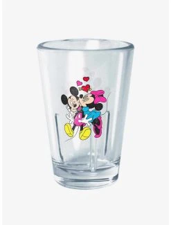 Boxlunch Disney Mickey Mouse Mickey Minnie Love Mini Glass