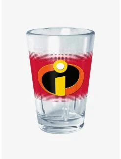 Boxlunch Disney Pixar The Incredibles Logo Mini Glass