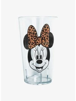Boxlunch Disney Mickey Mouse Minnie Leopard Bow Tritan Cup