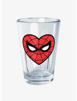 Boxlunch Marvel Spider-Man Spidey Heartbreaker Mini Glass
