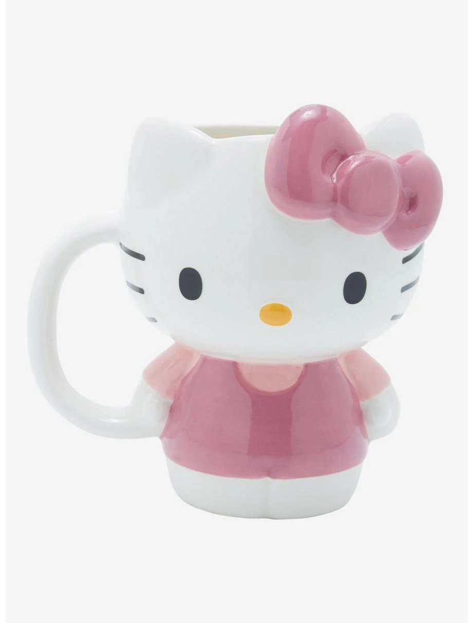 Boxlunch Sanrio Hello Kitty Figural Mug 1 Boxlunch Sanrio Hello Kitty Figural Mug