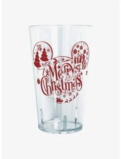 Boxlunch Disney Mickey Mouse Holiday Ears Tritan Cup