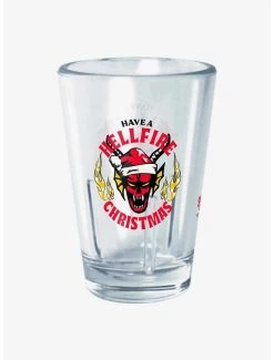 Boxlunch Stranger Things Have A Hellfire Christmas Mini Glass