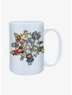 Boxlunch Jim Henson's Fraggle Rock All Star Group Mug 15oz