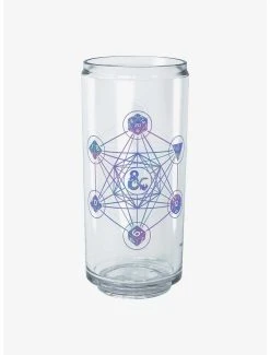 Boxlunch Dungeons & Dragons 6 Die Geometric Logo Can Cup