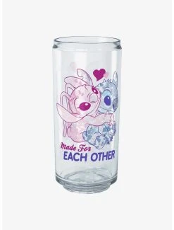 Boxlunch Disney Lilo & Stitch Angel And Stitch Made For Each Other Can Cup