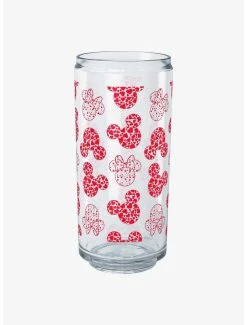 Boxlunch Disney Mickey Mouse Mickey & Minnie Heart Ears Can Cup
