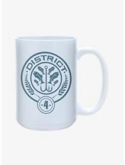 Boxlunch Hunger Games District 4 Symbol Mug 15oz