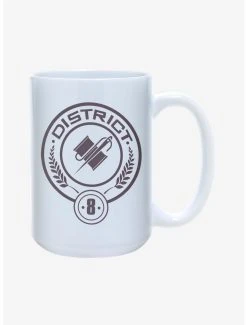 Boxlunch Hunger Games District 8 Symbol Mug 15oz
