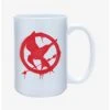 Boxlunch Hunger Games Spray Paint Mockingjay Symbol Mug 15oz