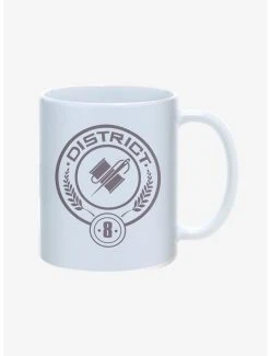 Boxlunch Hunger Games District 8 Symbol Mug 11oz